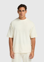 Toweling Bouclé Tee - Off White