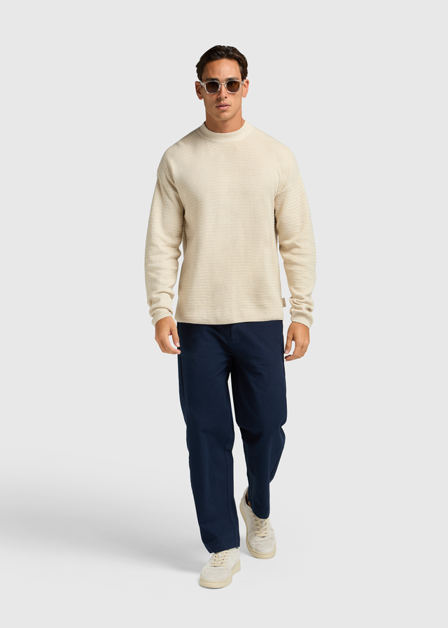 Fancy Structure Crewneck - Sand