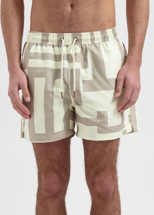 Graphic Swim Short - Sand