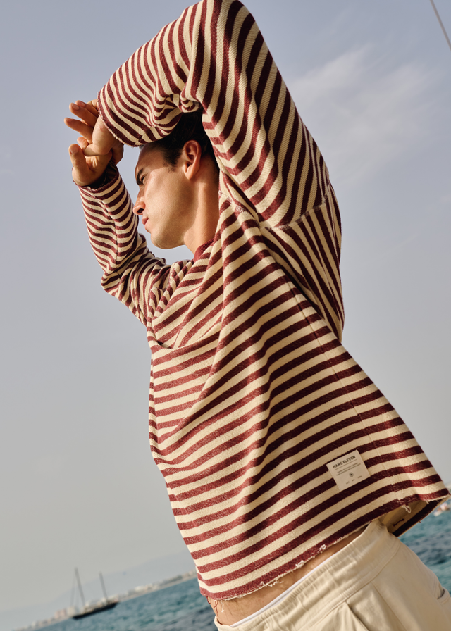 Structure Longsleeve - Bordeaux Red