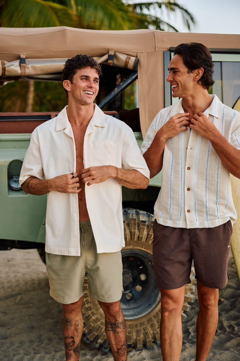 Zigzag Shirt - Sand