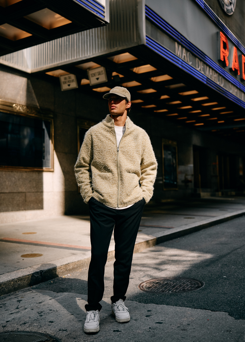 Soft Zip Jacket - Light Green