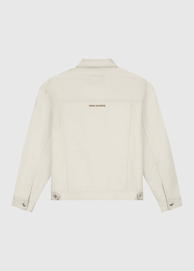 Veste en jean premium - Sable clair