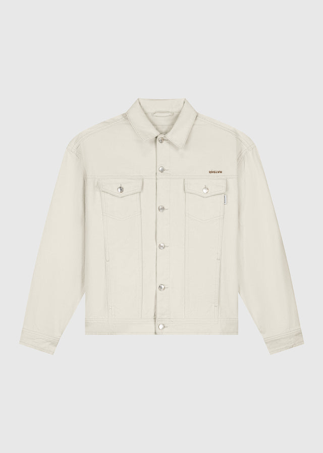 Veste en jean premium - Sable clair