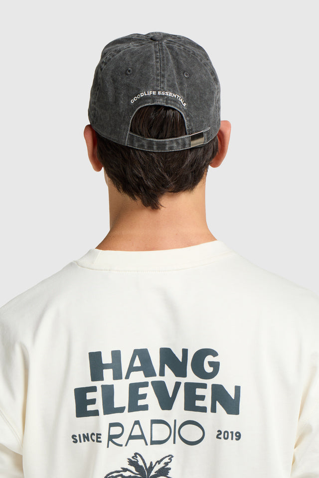 Casquette lavée - Anthracite