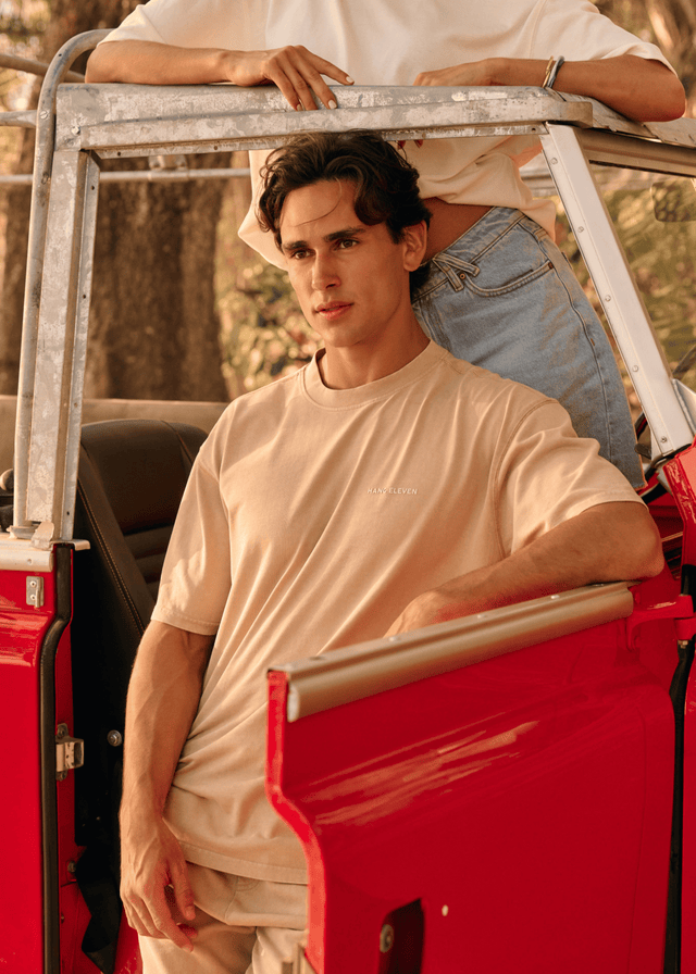 Washed Essential Tee - Rust