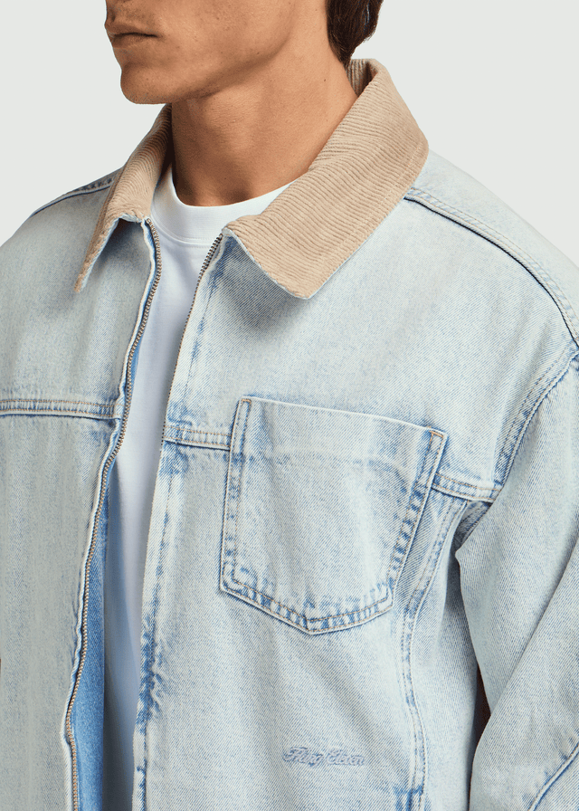 Blouson en jean Ozzy - Bleu délavé
