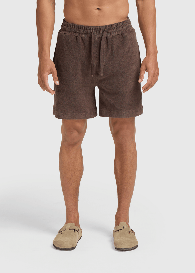 Short en éponge - Espresso
