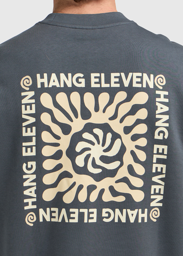 Off Grid Crewneck - Ombre Blue