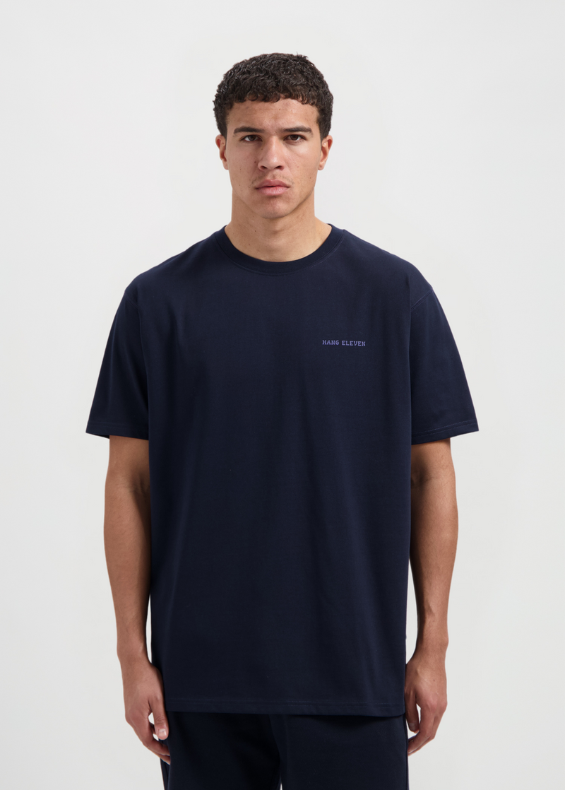 Logo Carrier T-Shirt – Marineblau