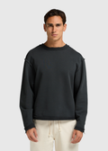 The Raw Crewneck – Off Black
