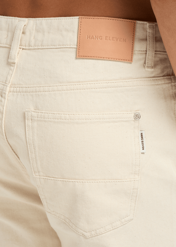 The Premium Straight Jeans - Light Sand