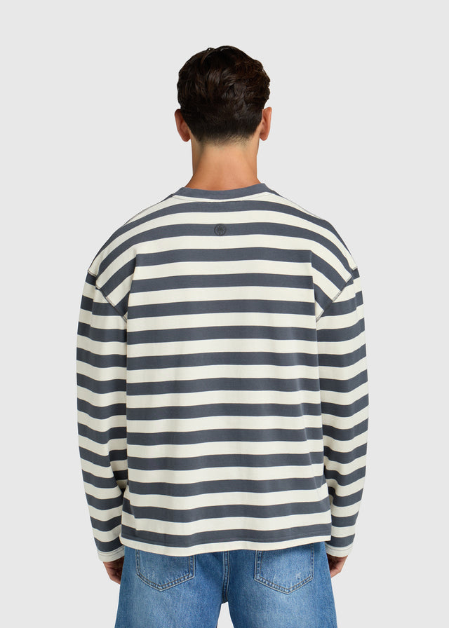 Badge Longsleeve - Ombre Blue