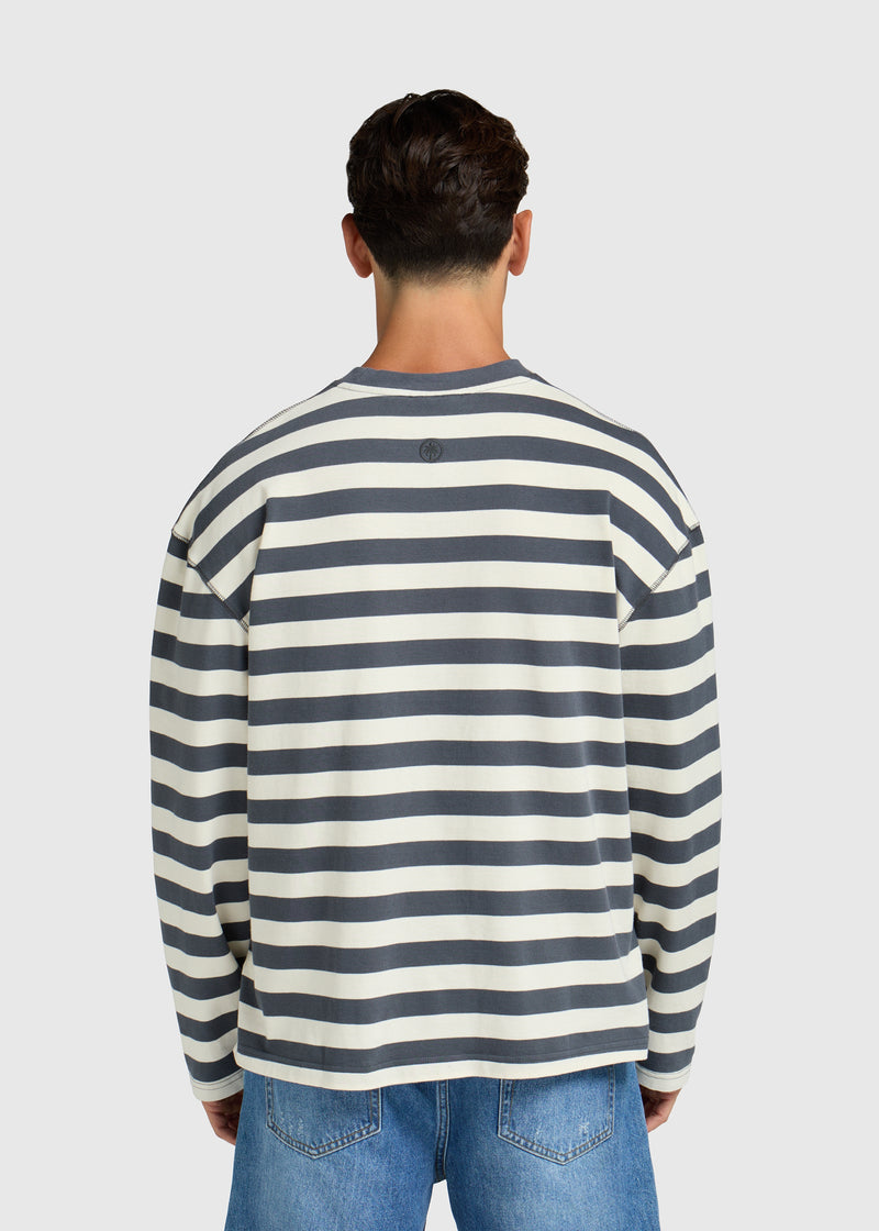Badge Longsleeve - Ombre Blue