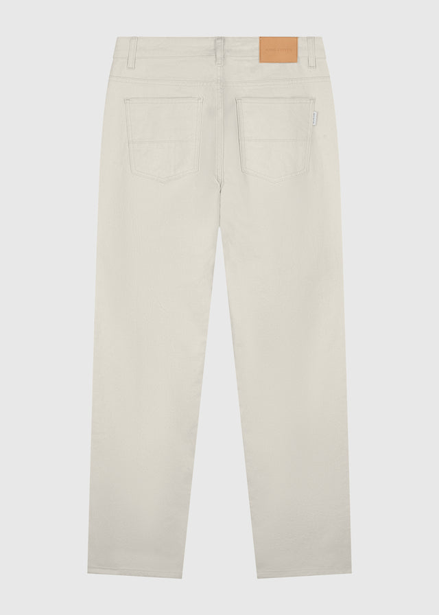 Le jean droit Premium - Sable clair