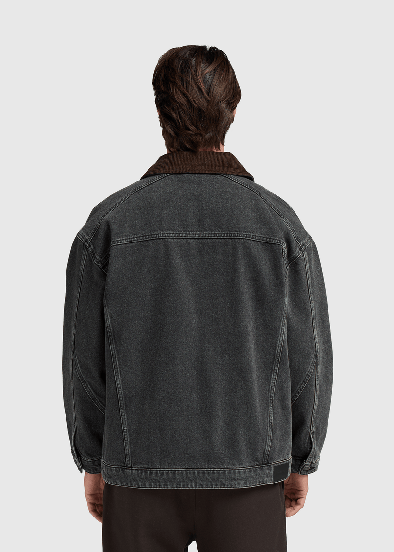 Ozzy Denim Jacket - Washed Black – Hang Eleven