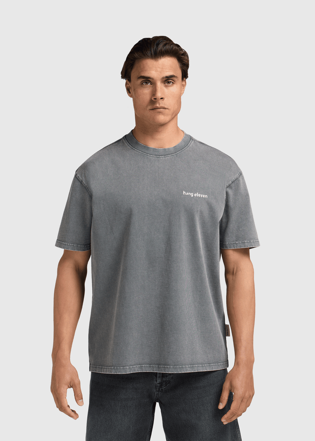 T-shirt Palmier - Gris Délavé