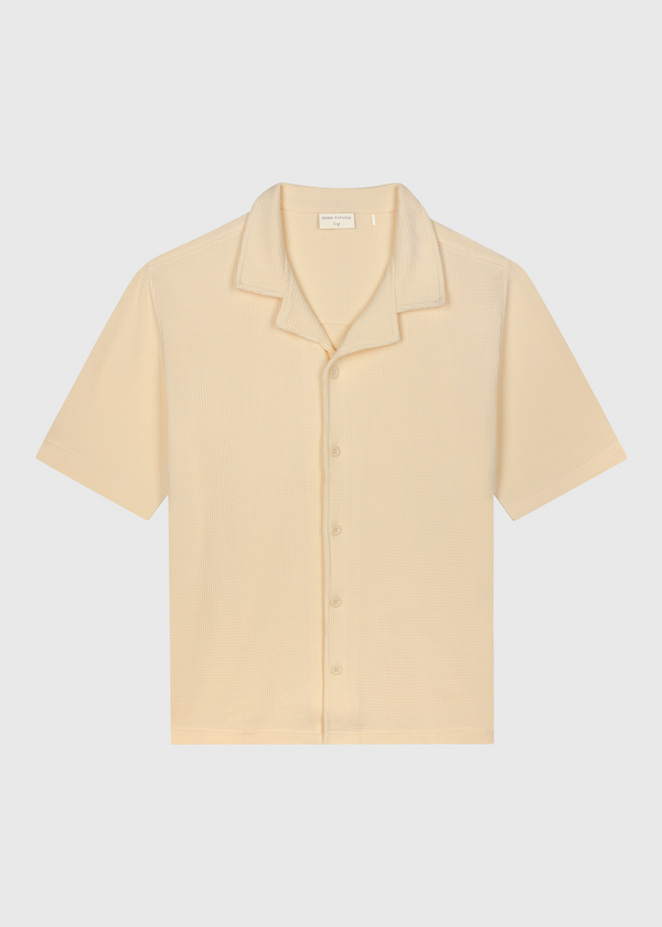 Waffle Shirt- Beige