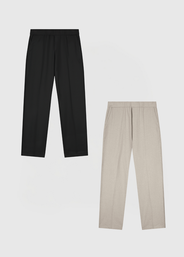 Clean Trouser Bundle - Sand - Black