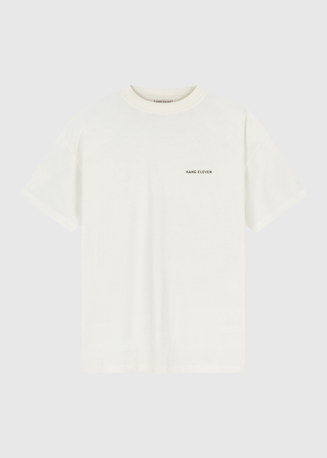 Floral Tee - White Sand