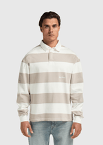 Big Stripe Polo - Sand