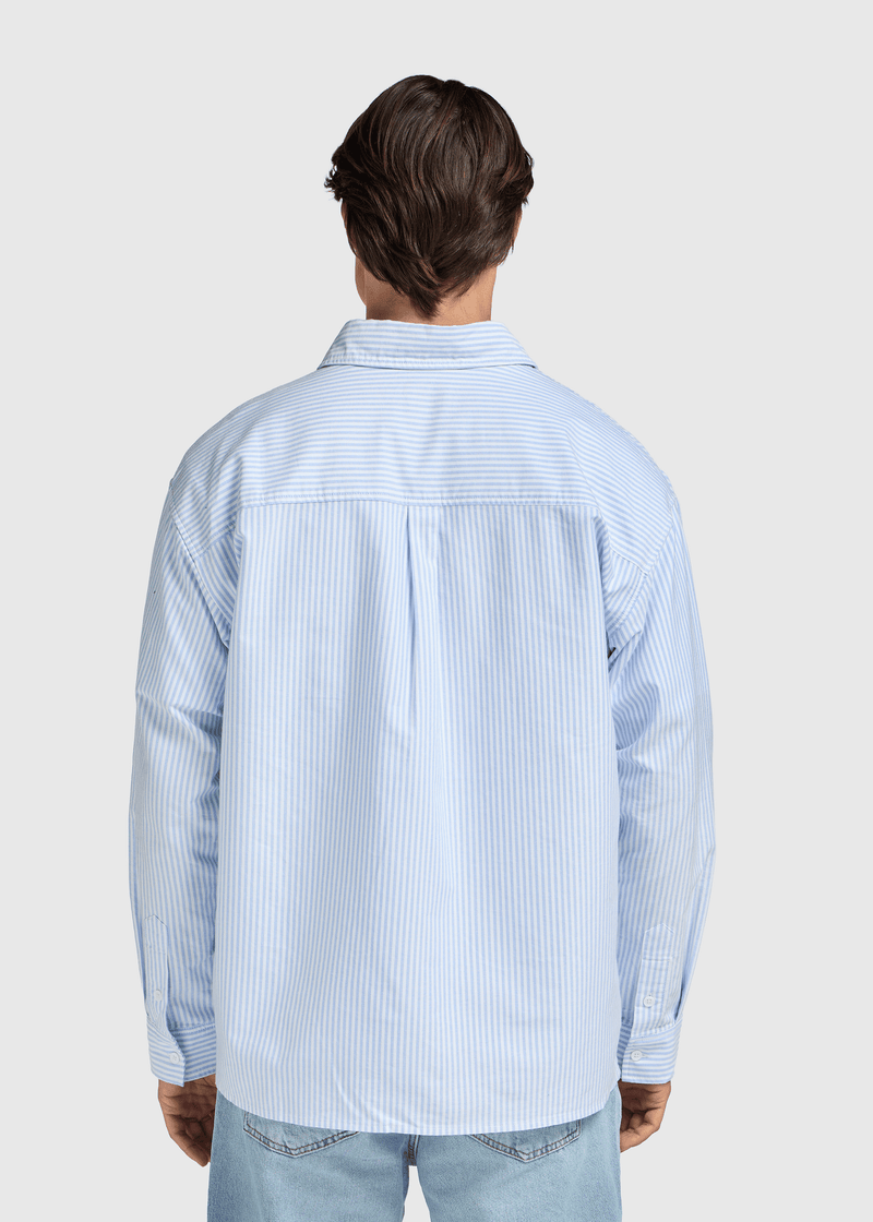 Oxford Shirt - Blue Striped