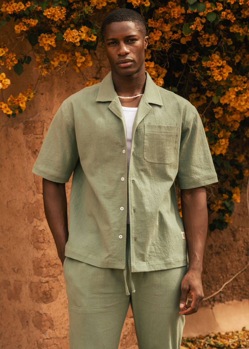 Structure Shirt - Sage Green