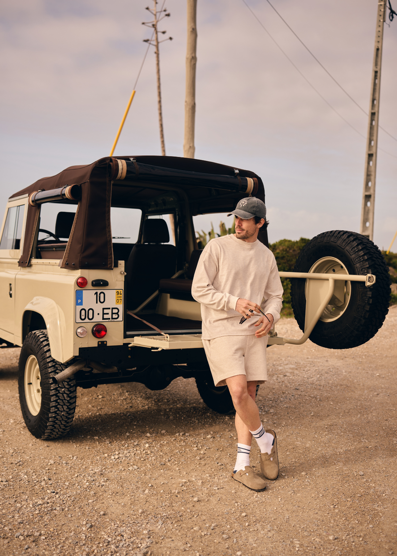 Vintage Washed Heavy Longsleeve - Sand Melange