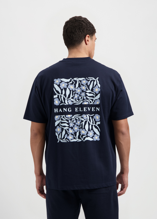 Bloom Tee - Navy Blue