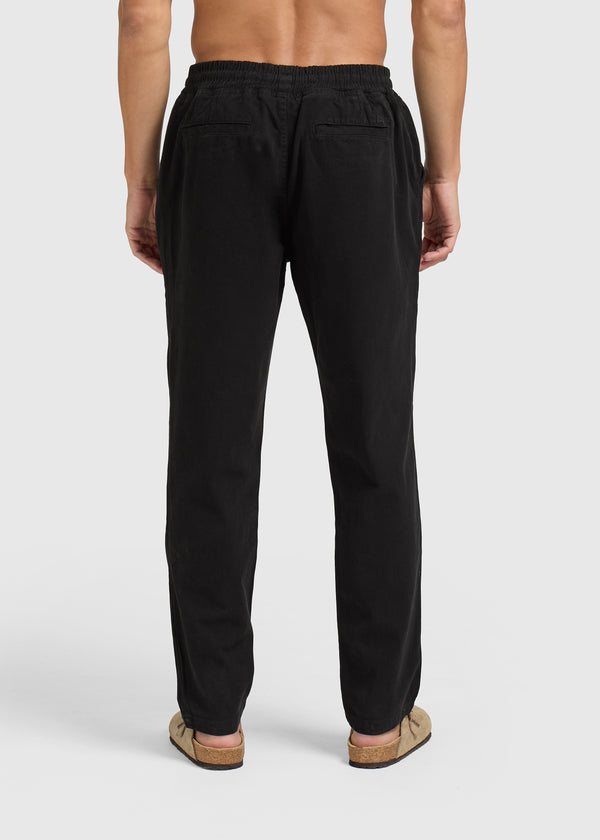 Die gewaschene Chino - Schwarz