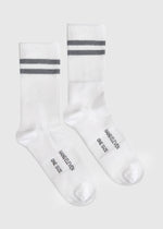 Hang Eleven Uni Striped Socks - Light Grey