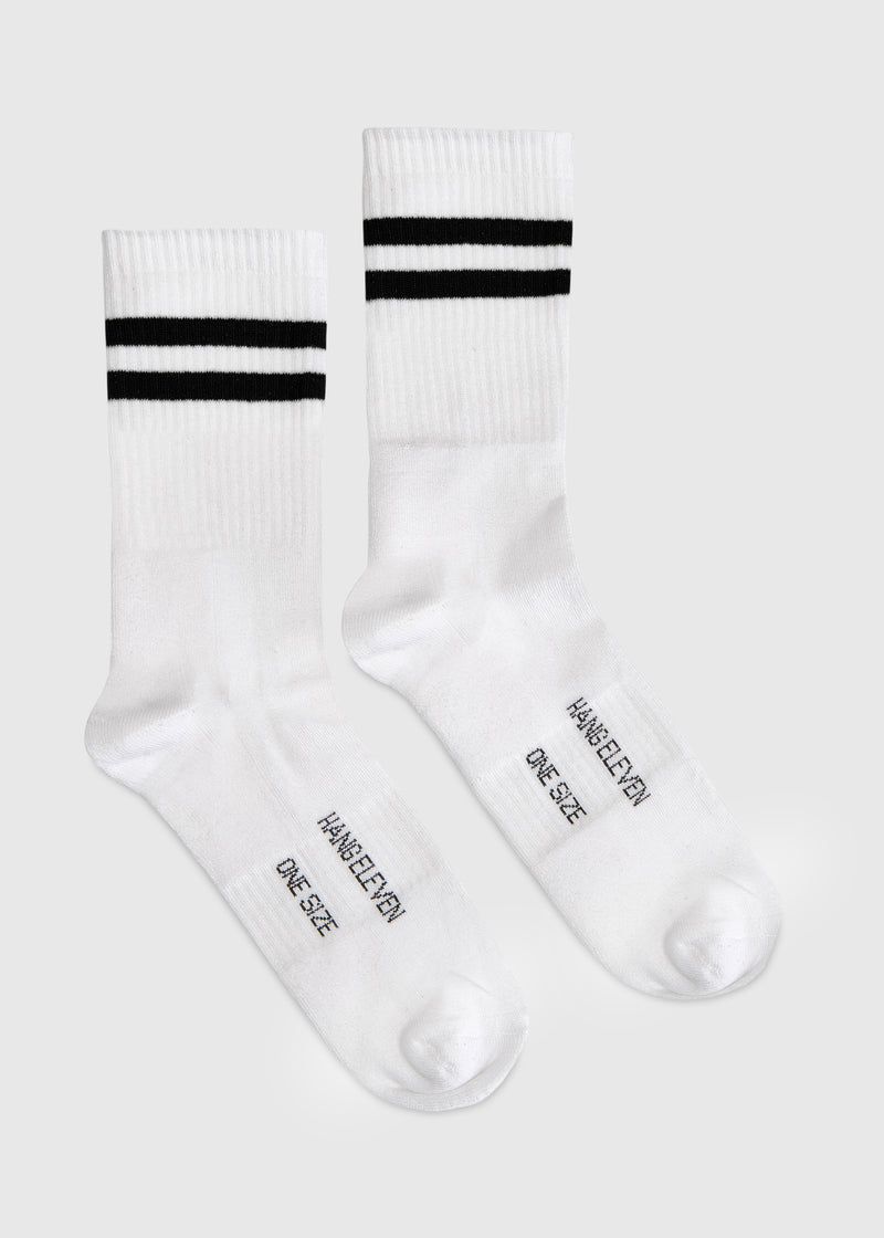 Hang Eleven Uni Striped Socks - Black