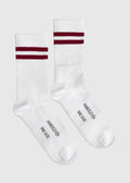 Hang Eleven Uni Striped Socks - Red
