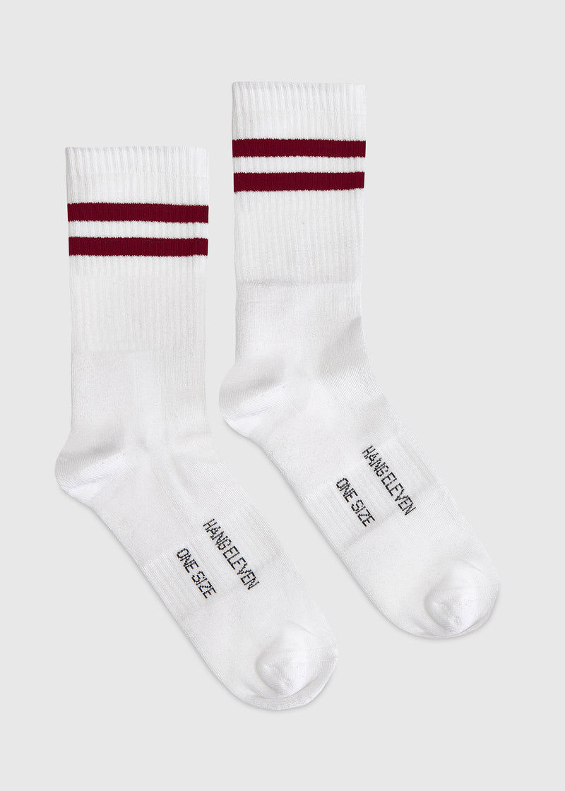Hang Eleven Uni gestreifte Socken - Schwarz