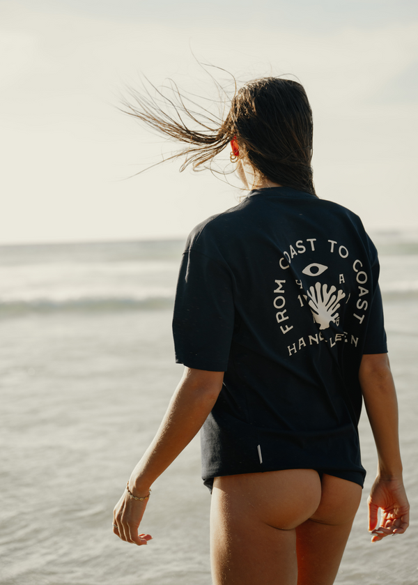 Organic Coast Tee - Navy Blue