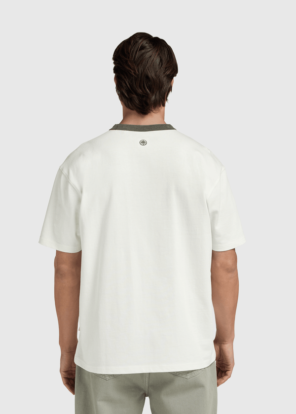Washed Collar Tee - Chimera Green