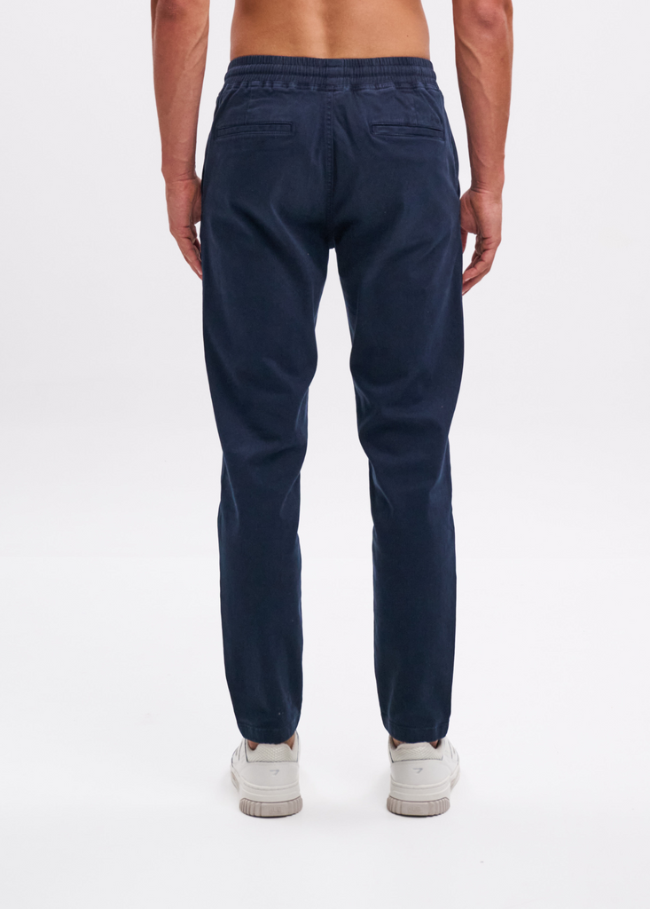 Washed Chino - Navy Blue