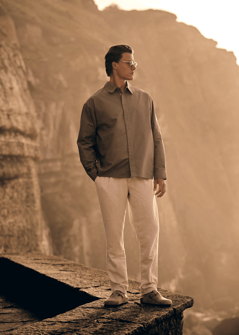 Oxford Shirt - Stone green