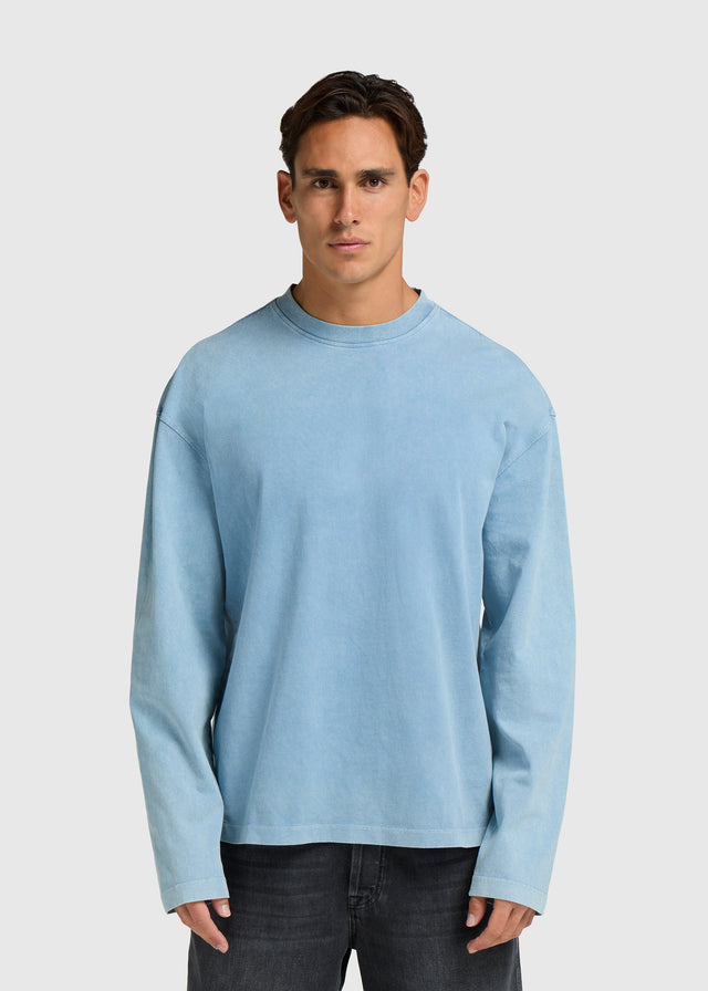 Vintage Washed Longsleeve - Light Blue