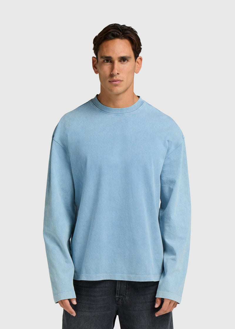 Vintage Washed Longsleeve - Light Blue
