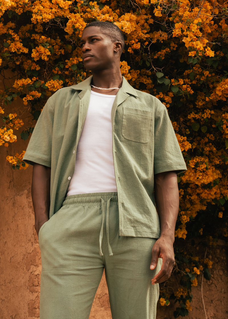 Structure Shirt - Sage Green