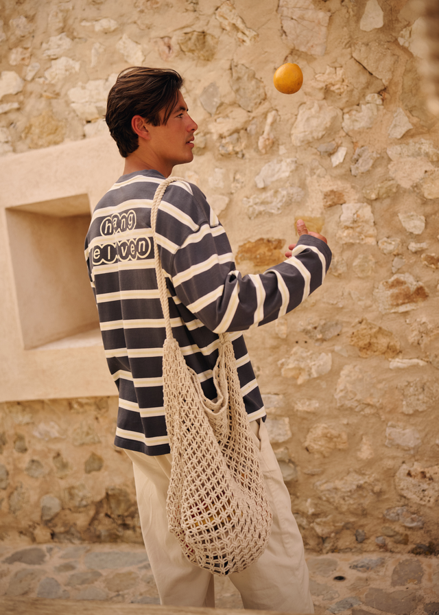 Stripe Longsleeve - Ombre Blue