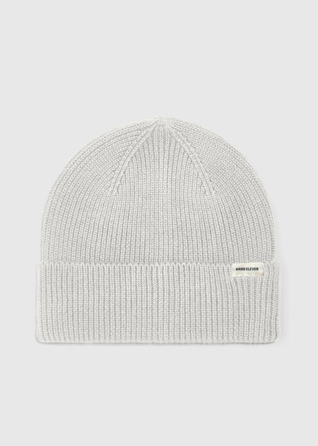 Cotton Beanie - Grey Melee