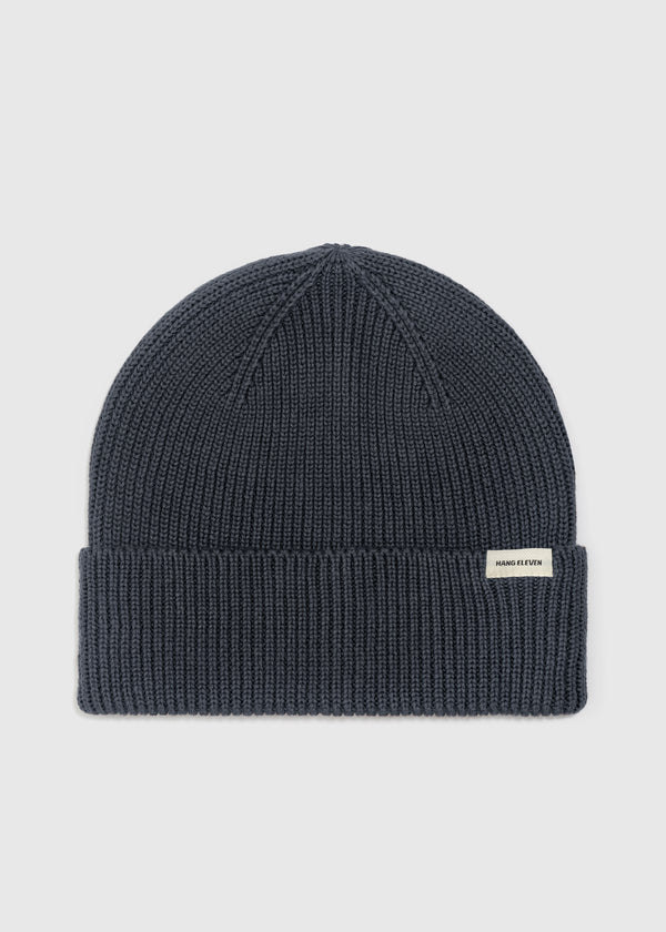 Cotton Beanie - Ombre Blue