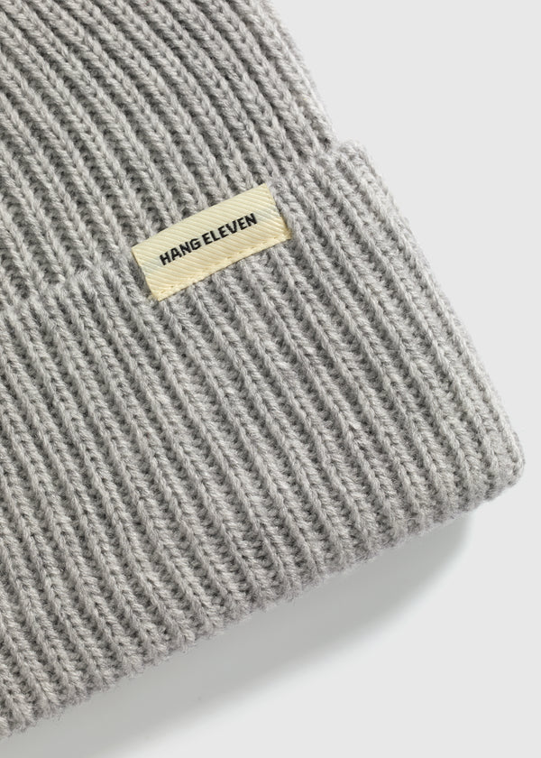 Premium Beanie - Grey Melange