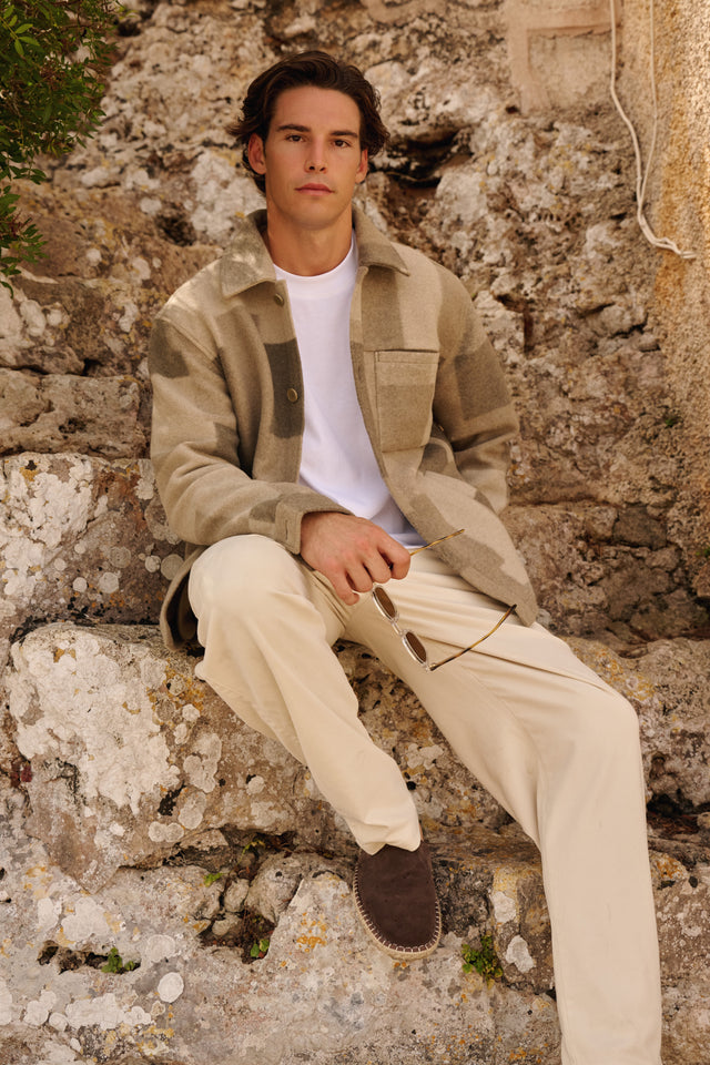 Block Overshirt - Green