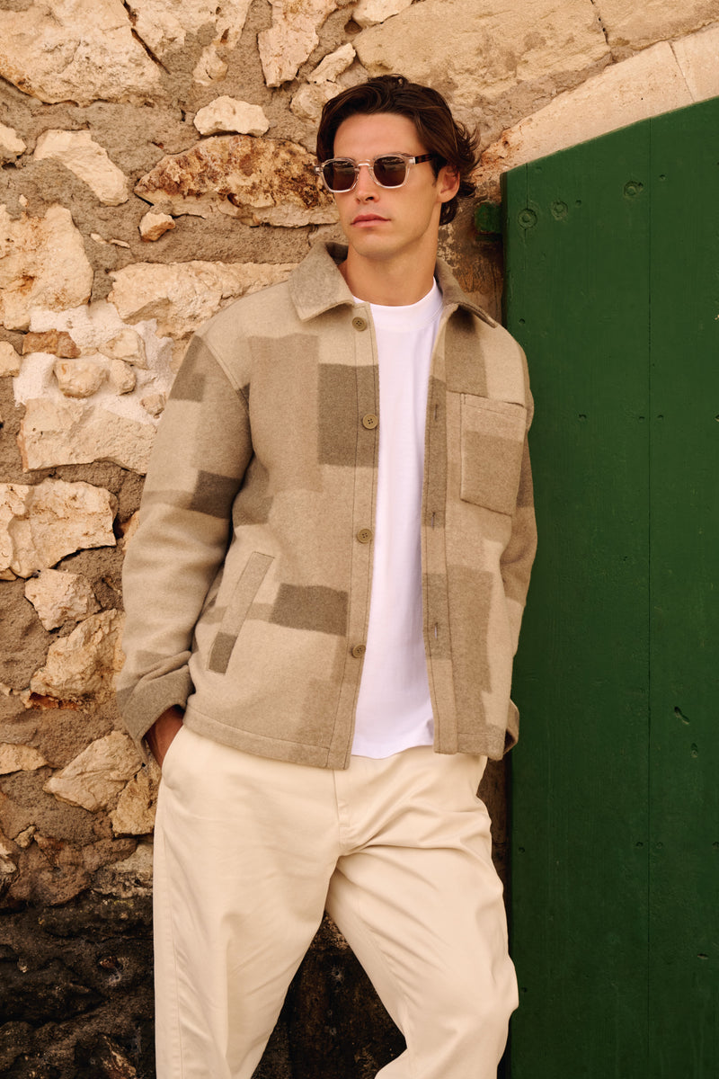 Block Overshirt - Green