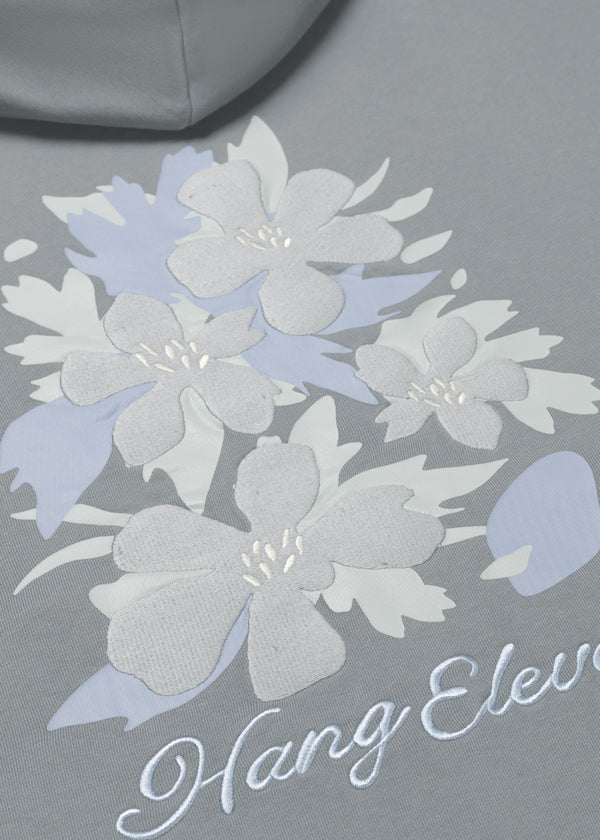 The Blossom Hoodie - Stone Grey