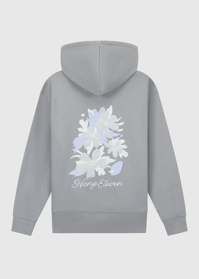Sweat à capuche Blossom - Gris pierre