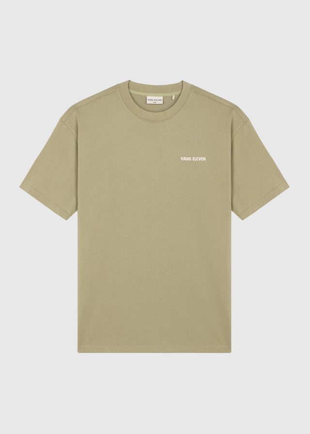 Botanisches Tee-Shirt – Schiefergrün